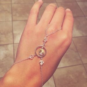 Sterling silver handmade slave bracelet